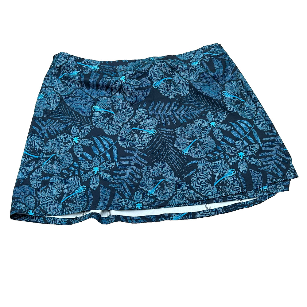 NWT‎ Rip Skirt Womens Hawaii Maui Moonlight Floral Wrap Mini Skirt Size XX-Large